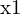 $\mathbf{x1}$