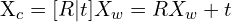 $\HUGE X_c = [R | t] X_w = R X_w + t$